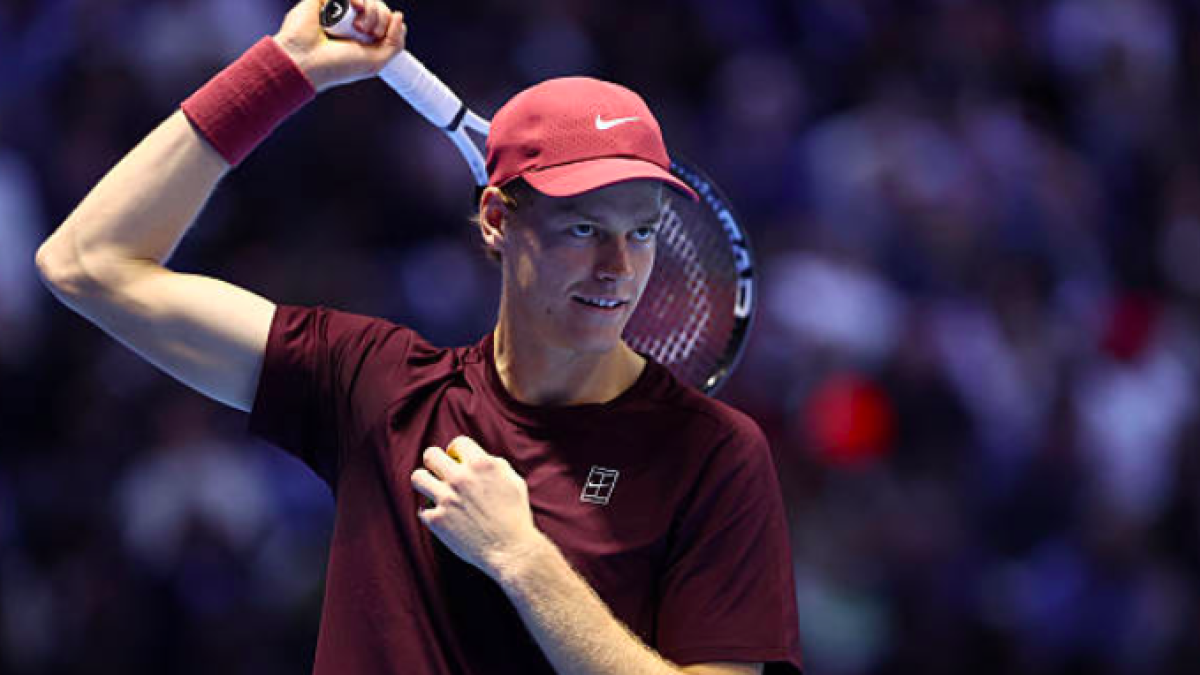 Jannik Sinner termina como el mejor sacador y restador del año. Fuente: Getty