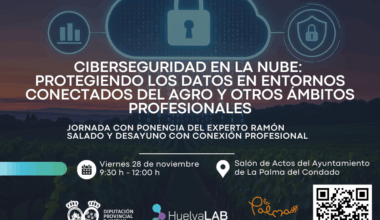 Diputación aborda en una jornada de HuelvaLAB en La Palma del Condado cómo proteger datos desde la ciberseguridad en la nube