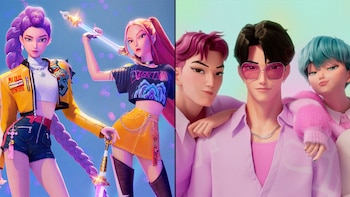 La rivalidad entre HUNTR/X y