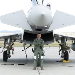 Juan Bengoechea, piloto de Eurofighter: “Mañana mismo, cualquier misión, sea lo que sea, estamos listos”