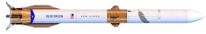 Imagen del New Glenn de Blue Origin