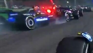 El problema que sufrió el Alpine de Colapinto por un toque de Albon en el inicio del GP de Las Vegas de la F1