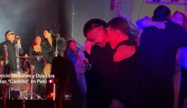 Mauricio Mesones comparte momento íntimo con los padres de Dua Lipa luego de interpretar ‘Cariñito’