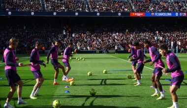 Urgencias para acondicionar el vestuario local del Camp Nou