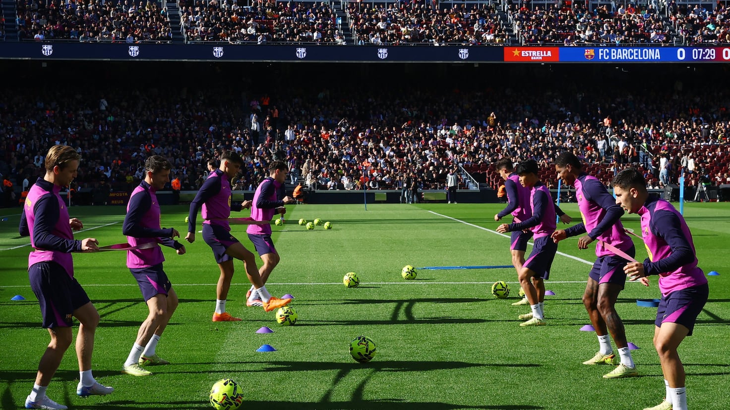 Urgencias para acondicionar el vestuario local del Camp Nou