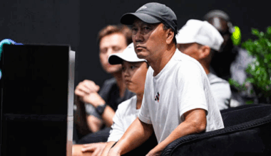 Michael Chang, entrenador de Learner Tien. Fuente: Getty