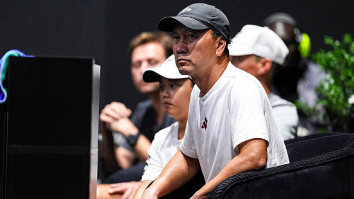 Michael Chang, entrenador de Learner Tien. Fuente: Getty