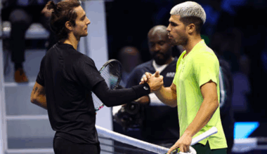 Lorenzo Musetti define a Carlos Alcaraz. Fuente: Getty