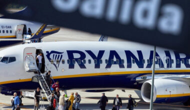 Ryanair ganó 2.540 millones de euros en su primer semestre fiscal