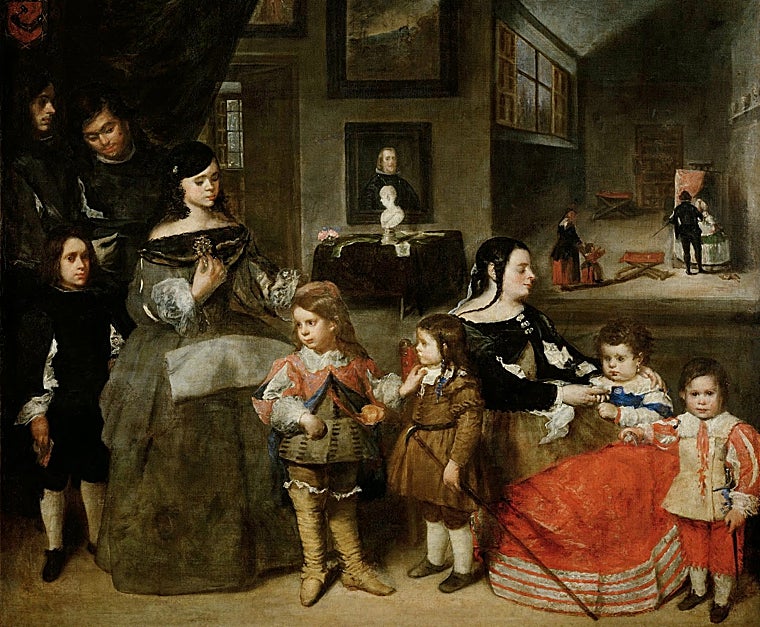 'La familia del pintor', de Juan Bautista Martínez del Mazo