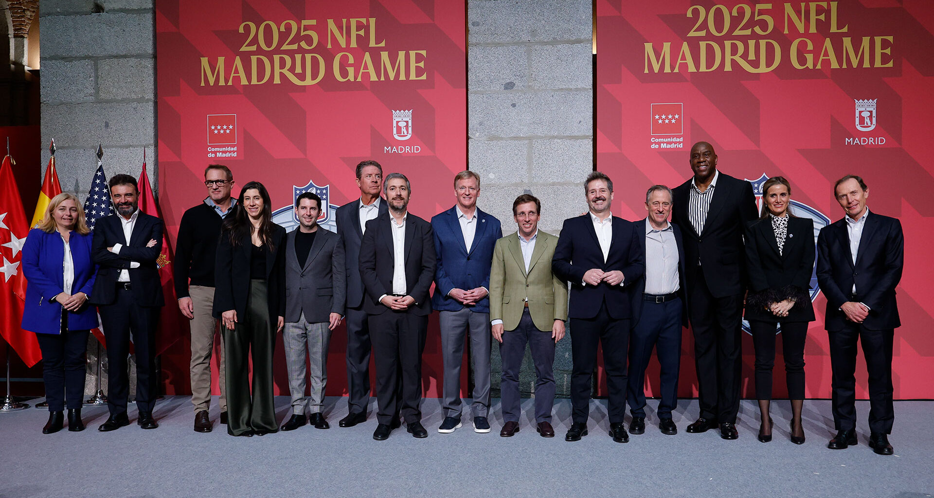 Acto de bienvenida a la NFL en la Comunidad de Madrid