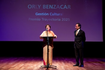 La galerista Orly Benzacar fue