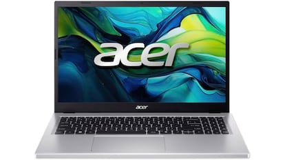 Vista del ordenador portátil Acer con descuento en Amazon.