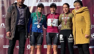 Naiara Sáez de Jauregi, la alavesa que más brilla sobre la nieve en el ciclocross de Amézaga
