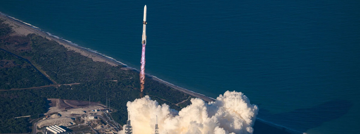 New Glenn de Blue Origin lanzó la sonda Escapade de la Nasa y aterrizó el cohete propulsor totalmente reutilizable