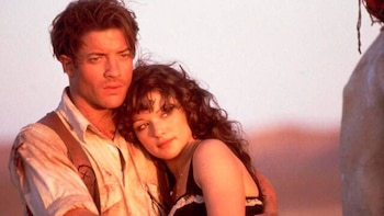 Brendan Fraser y Rachel Weisz