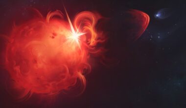 Detectan la primera eyección extrasolar, capaz de arrancar la atmósfera a un planeta