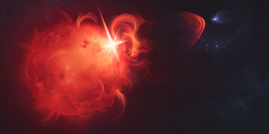 Detectan la primera eyección extrasolar, capaz de arrancar la atmósfera a un planeta