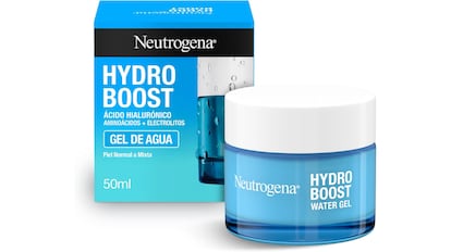 Vista del gel facial Neutrogena Hydro Boost.