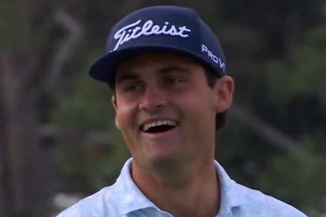 Suber convirtió uno de los birdies más raros del RSM Classic