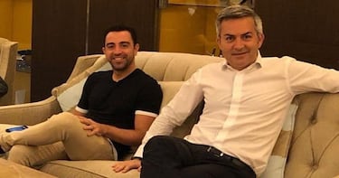 Xavi ‘vota’ a Víctor Font