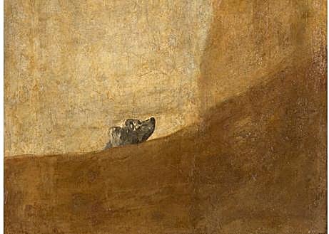 Imagen secundaria 1 - De arriba a abajo y de izquierda a derecha, apuntes cotidianos en sus álbumes, que fueron salvados por su hijo. 'Perro semihundido' y 'La Inmaculada Concepción'