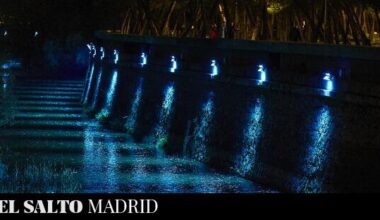El encendido por sorpresa de las luces del Manzanares pone en pie de guerra al ecologismo madrileño - El Salto