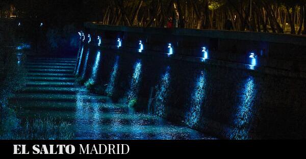 El encendido por sorpresa de las luces del Manzanares pone en pie de guerra al ecologismo madrileño - El Salto
