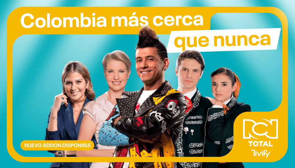 Imagen oficial del paquete de canales RCN Total