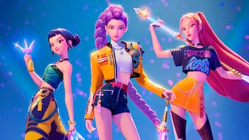 Las guerreras k-pop es una