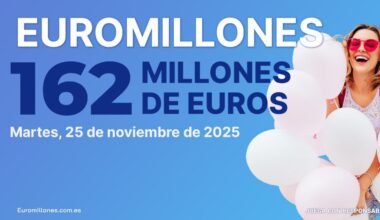 Euromillones: comprobar los resultados del sorteo de hoy, martes 25 de noviembre