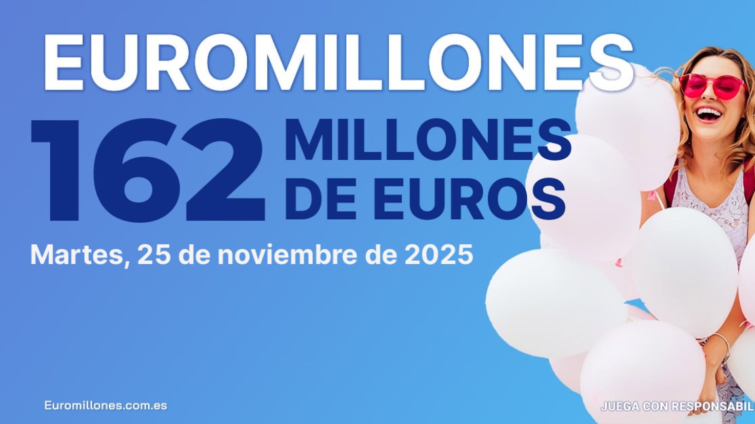 Euromillones: comprobar los resultados del sorteo de hoy, martes 25 de noviembre