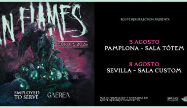 IN FLAMES traerán el sonido Gotemburgo a Pamplona y Sevilla en agosto de 2026
