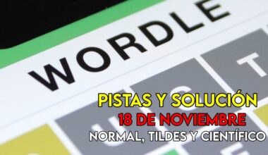 Wordle en español y tildes para el reto de hoy 18 de noviembre: pistas y solución