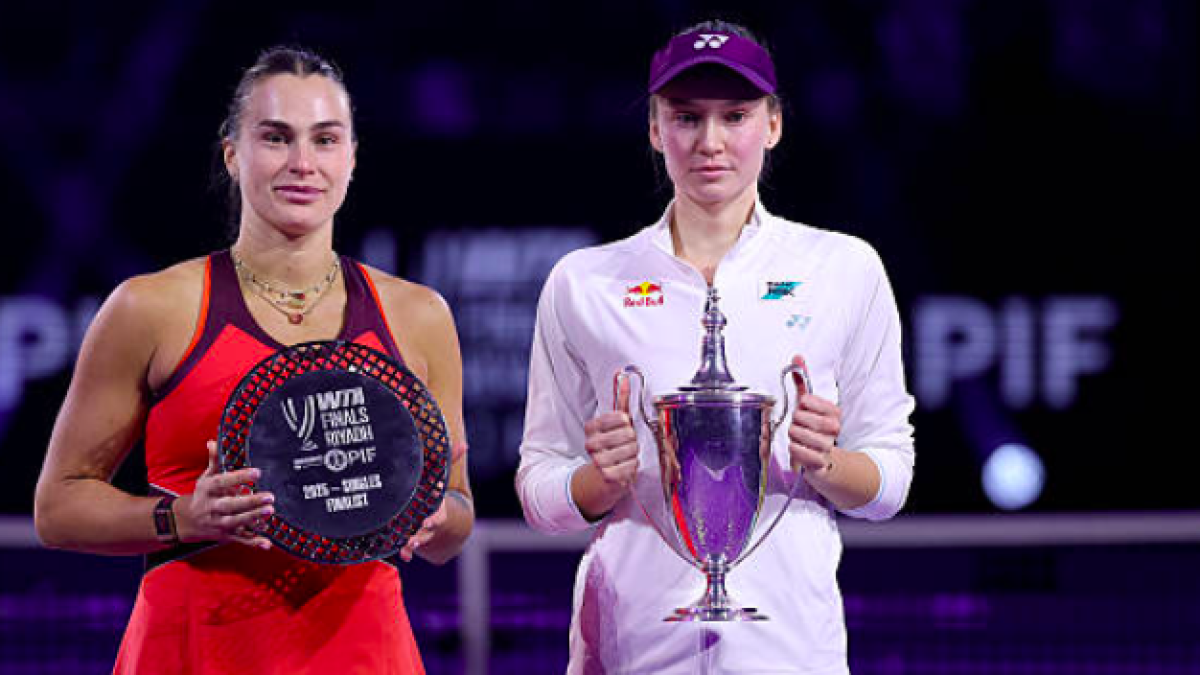 Este es el ranking WTA definitivo de la temporada de 2025. Foto: Getty
