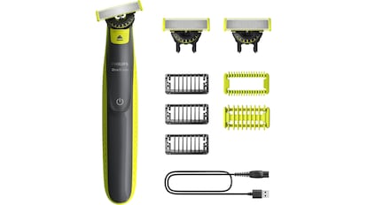 Vista de la afeitadora eléctrica Philips con descuento en Amazon.