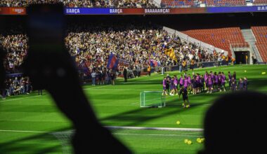 Así hemos vivido el entrenamiento en el Spotify Camp Nou