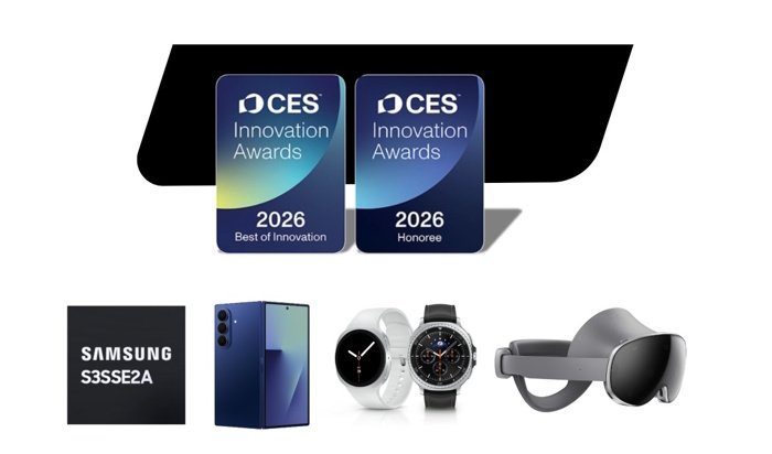 Samsung galardonada con varios premios CES® 2026 a la innovación