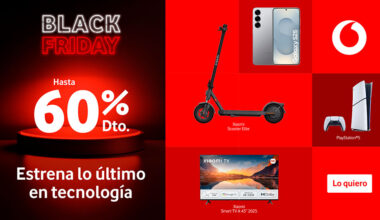 Vodafone lanza hoy su campaña de Black Friday con descuentos de hasta el 60%
