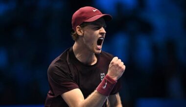 Sinner consigue un hito nunca antes visto en las ATP Finals. Foto: Gettyimages
