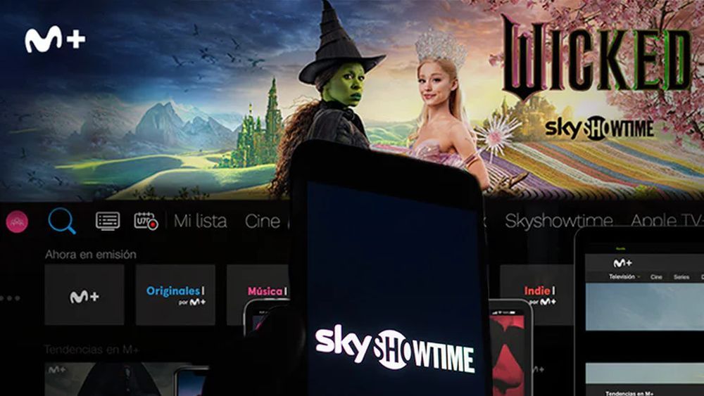 La app SkyShowtime dentro de Movistar Plus+