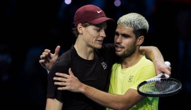 Sock, sobre la relación de Alcaraz y Sinner: "Se está exagerando la narrativa de que son muy cercanos entre ellos". Foto: Gettyimages