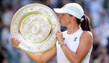 Swiatek: "Si alguien me hubiera dicho que este año ganaría Wimbledon, no lo habría creído". Foto: Gettyimages