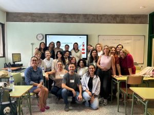 Participantes en la formación en el CIFP Los Gladiolos