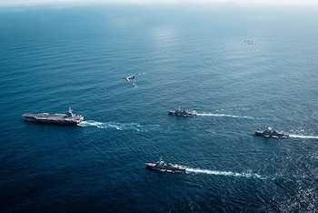 El portaaviones USS Gerald R.