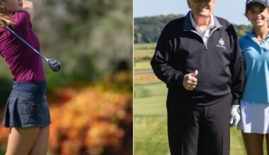Kai Trump, la nieta del presidente de EE.UU. e hija de la pareja de Tiger Woods que debutará en el circuito de golf