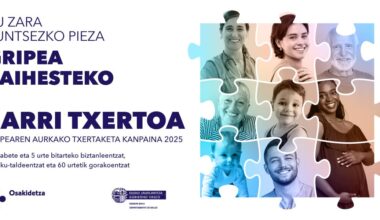 Osakidetza vacuna un 11% más contra la gripe e insiste en animar a inmunizarse