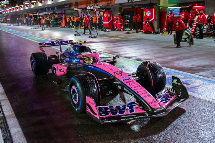 El Alpine de Franco Colapinto.