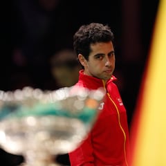 España no puede con Italia, que gana su tercera Davis seguida