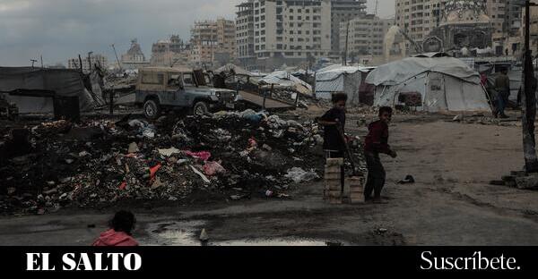La población gazatí se prepara para pasar el invierno entre el frío y los escombros - El Salto